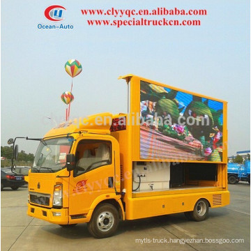 HOWO 4x2 LED TRUCK , Mobile Outdoor Truck and moblie truck FOR OUTDOOR ADVERTISING